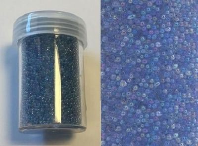Mini pearls (holeless) 0,8-1,0mm blue 22 gram