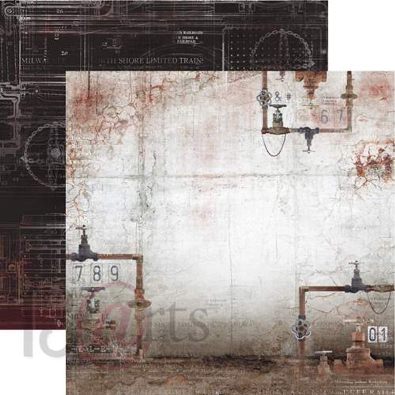 13@rts Paperpack 12 x 12 - Industrial Zone