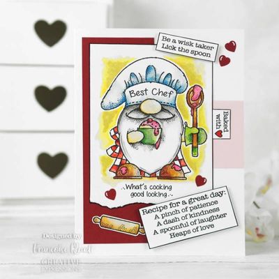 Woodware Clearstamp - Gnome Chef