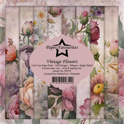 Paper Favourites - Vintage Flowers Paperpack 6' x 6'