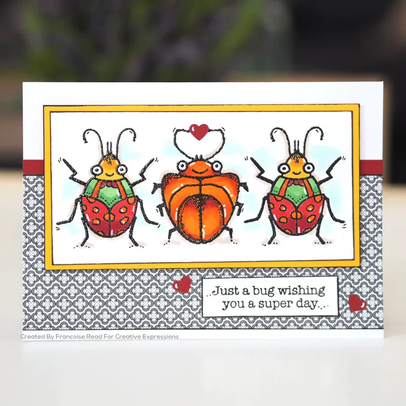 Woodware Clearstamp - Cute Bugs