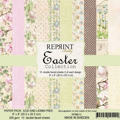 Reprint Paperpad 8' x 8' - Easter Collection
