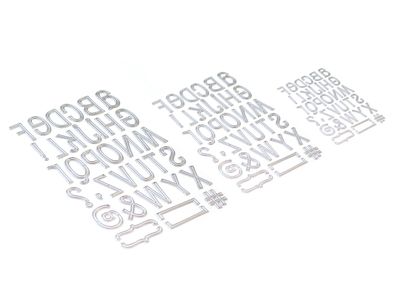 Elizabeth Craft Designs Dies - Planner Essentials  23 - Retro Alphabet Trio