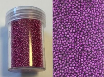 Mini pearls (holeless) 0,8-1,0mm violet 22 gram
