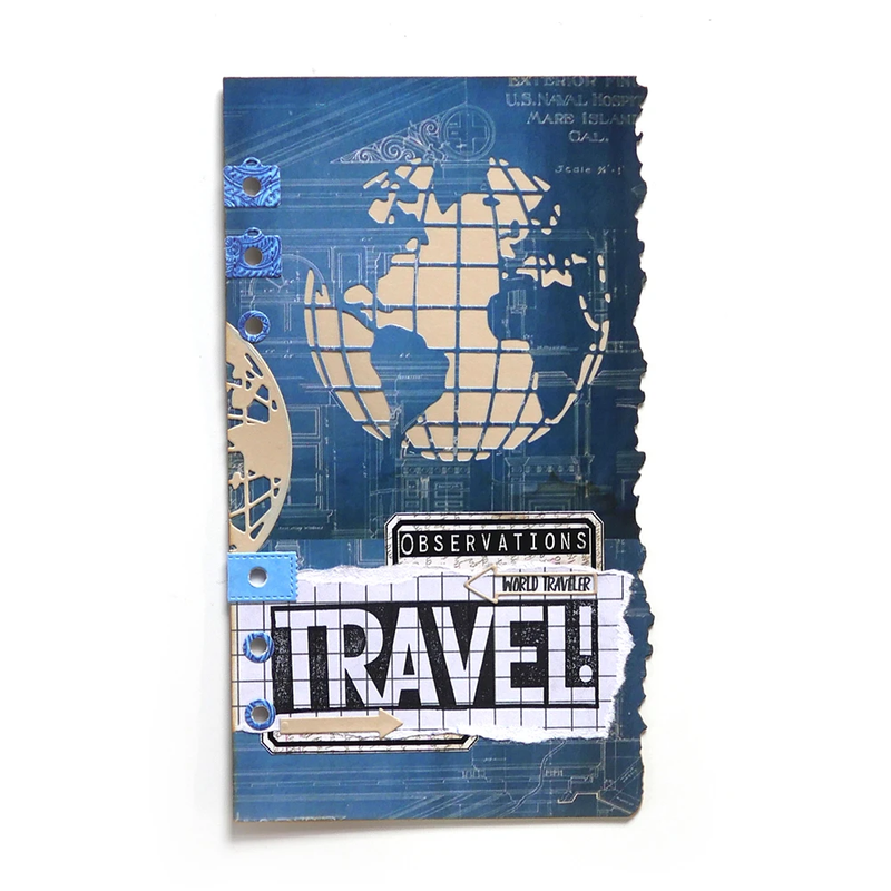 Elizabeth Craft Designs Dies - Planner Essentials 28 - Globe