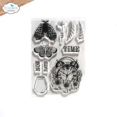 Elizabeth Craft Designs Clearstamp - Back in Time