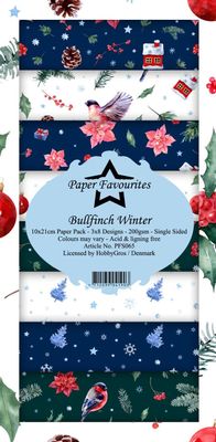 Paper Favourites - Slim Card - Bullfinch Winter