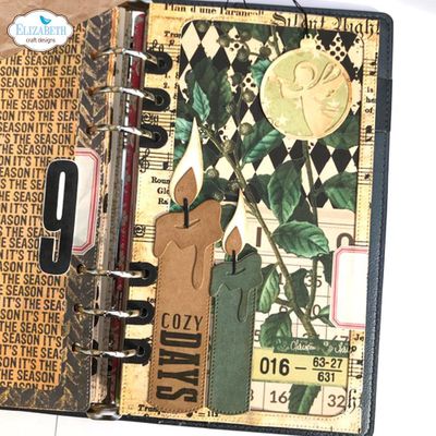 Elizabeth Craft Designs Dies - Planner Essentials 45 - Candle Page