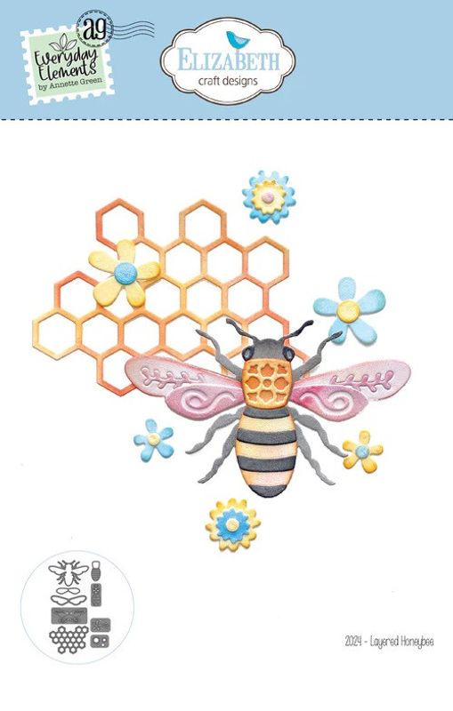 Elizabeth Craft Designs Dies - Layered Honeybee