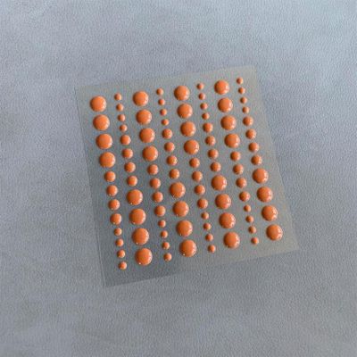 Simple and Basic Enamel Dots ”Cognac”