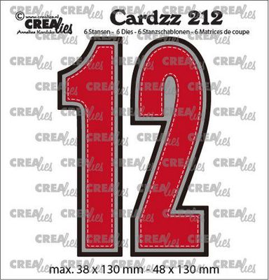 Crealies Cardzz Numbers 1 & 2