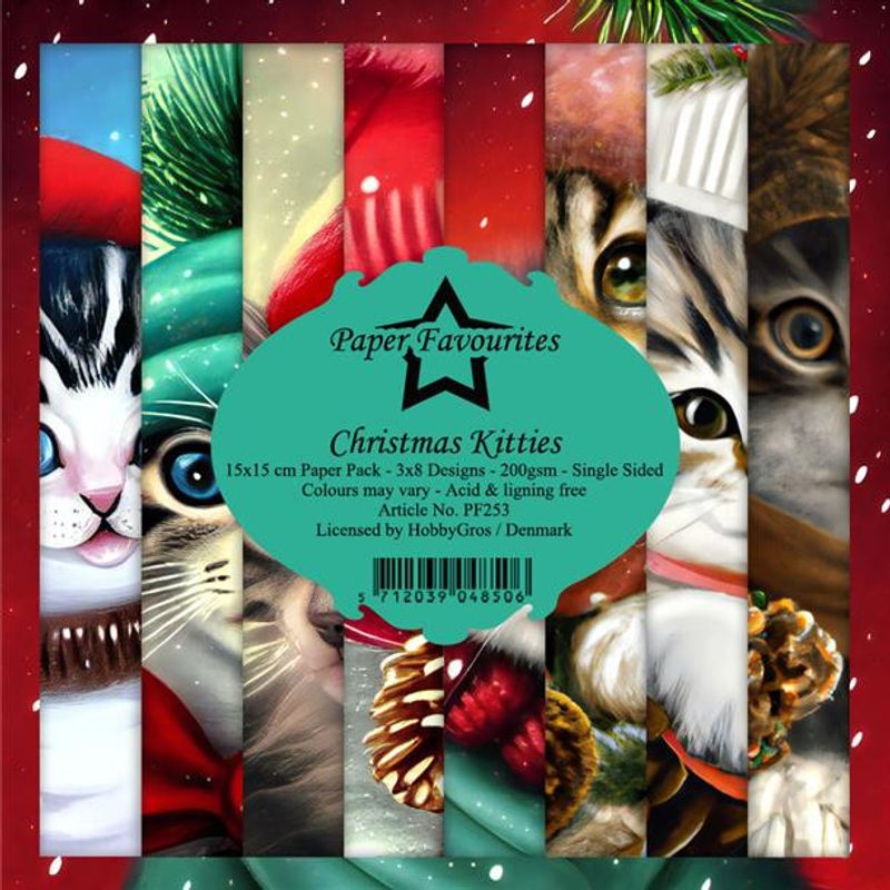 Paper Favourites - Christmas Kitties Paperpack 6' x 6'
