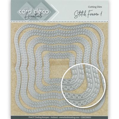 Card Deco Essentials Dies - Stitch Frame 1