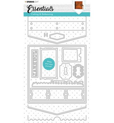 Studio Light Essentials Cutting & Embossing Dies - Journal Essentials 383