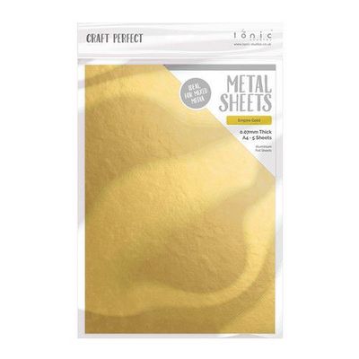 Craft Perfect by Tonic Studios Metall Sheets Empire Gold