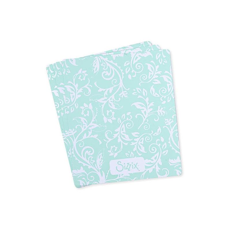 Sizzix Storage Printed Magnetic Sheets 3/Pkg - Mint Julep