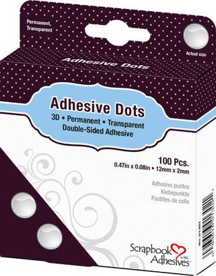 Scrapbook Adhesives - Adhesive Dots 3D permanent