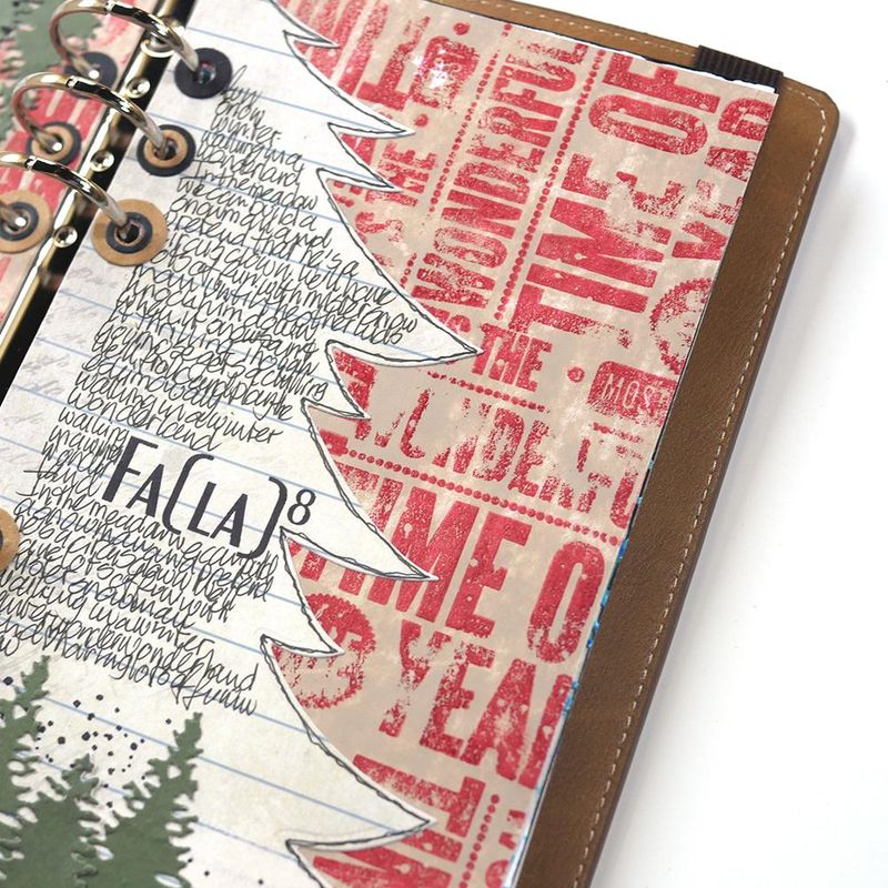 Elizabeth Craft Designs Dies - Planner Essentials 16 - Christmas Tree Page