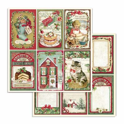 Stamperia Classic Christmas 6x6 Inch Paper Pack