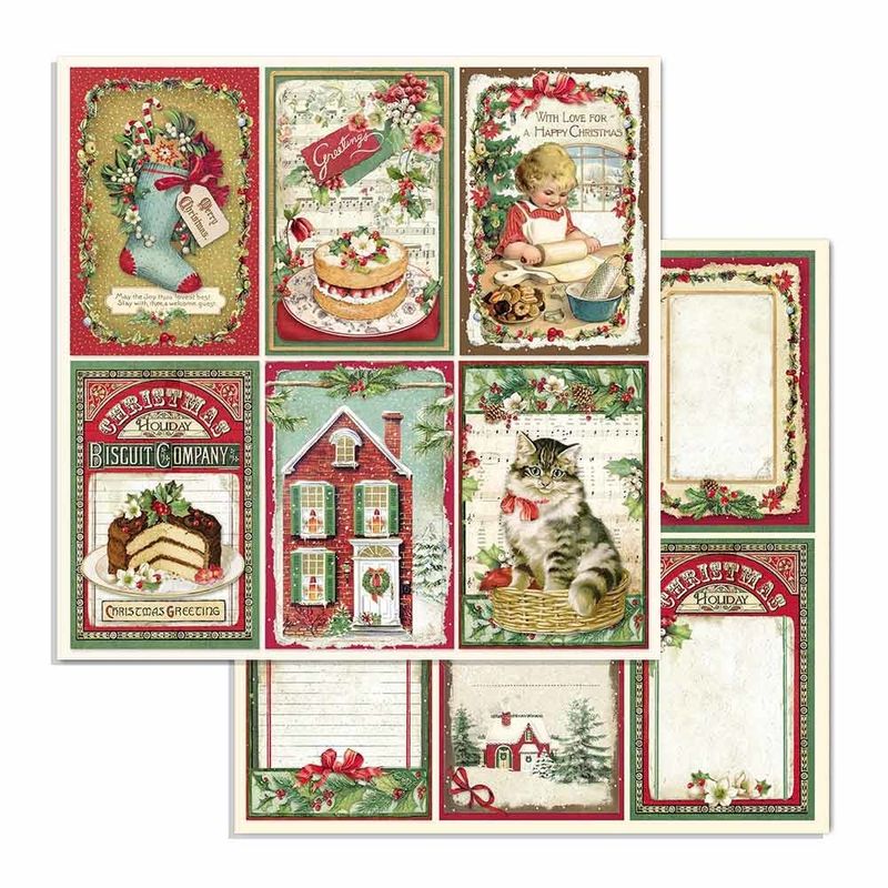 Stamperia Classic Christmas 6x6 Inch Paper Pack