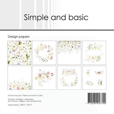 Simple and Basic Design Papers "Spring Feelings" 6 x 6