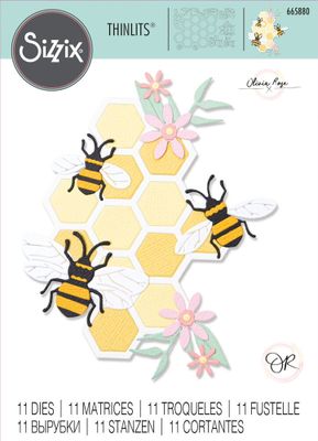 Sizzix Thinlits Die by Olivia Rose Bee Hive