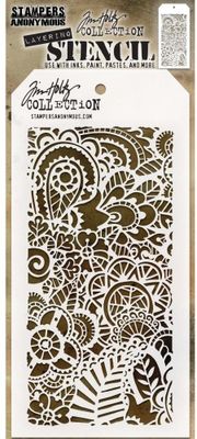 SA / Tim Holtz Collection - Doodle Art 2 Layering Stencil