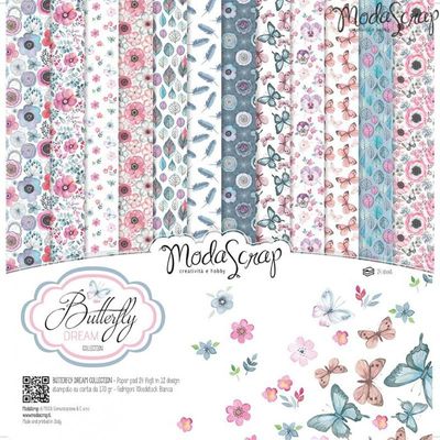 Moda Scrap - Butterfly Dream Collection Paperpad 12' x 12'