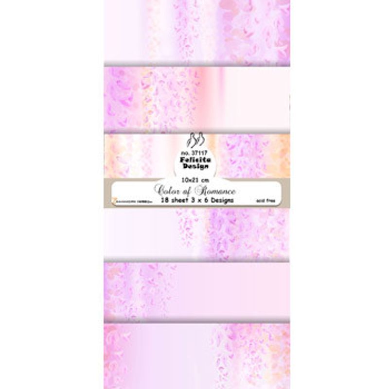 Felicita Design Paperpad Slimcard 10x21 cm - Color af Romance