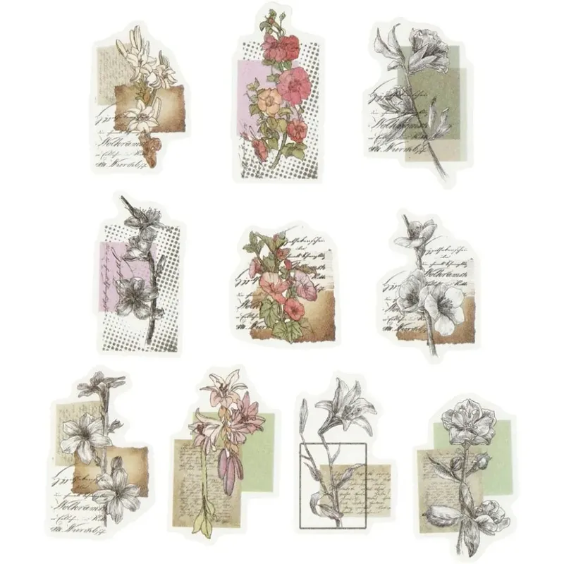 Creotime Washi Stickers Flora