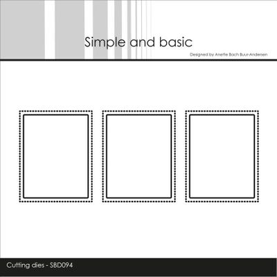 Simple and Basic Die - 3 Pierced Windows