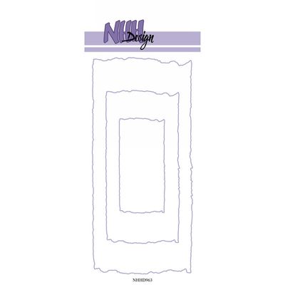 NHH Design Dies - Torn Paper Slimline