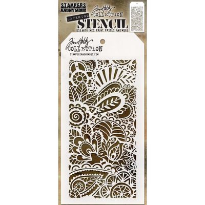 SA / Tim Holtz Collection - Doodle Art 1 Layering Stencil