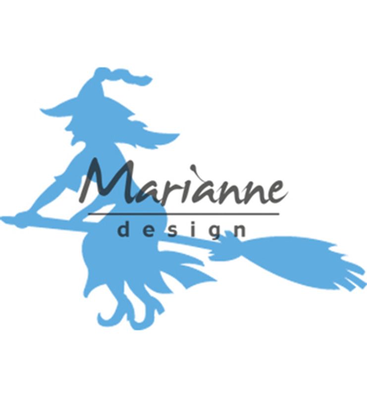 Marianne Design Dies - Witch on broomstick