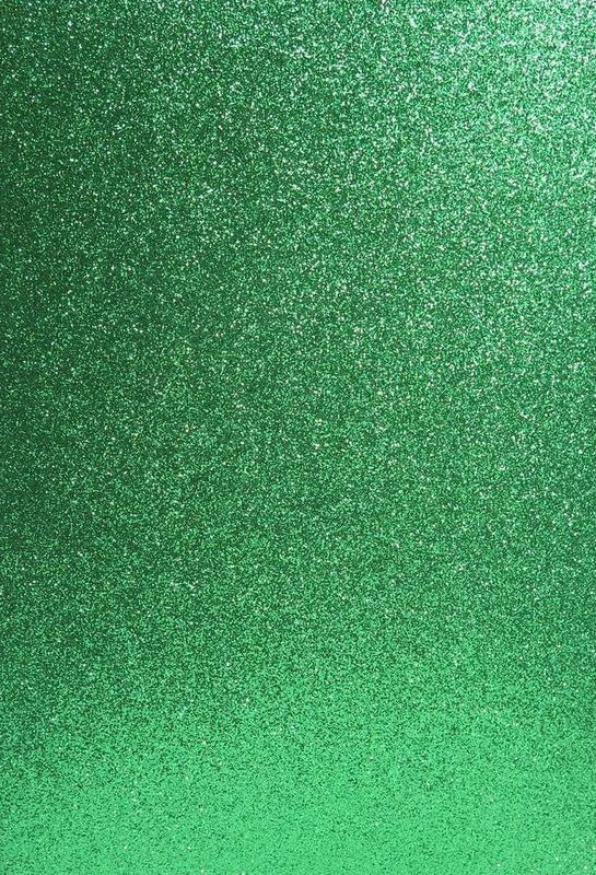 CraftEmotions Glitterkartong - Grön