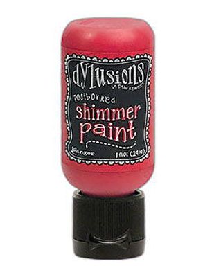 Dylusions Shimmer Paint - Postbox Red