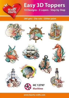 Hearty Crafts Easy 3D Toppers - Maritime