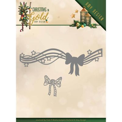 Amy Design - Christmas in Gold - Christmas Bow