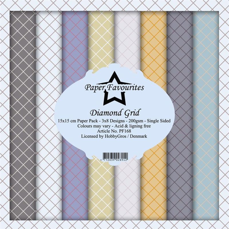 Paper Favourites - Diamond Grid Paperpack 6' x 6'