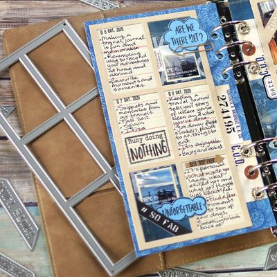 Elizabeth Craft Designs Dies - Planner Essentials 36 - Windows Overlay