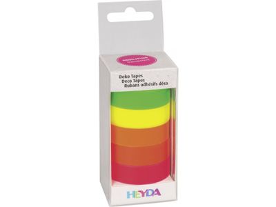 Heyda Deco Tapes - Neon Transparent