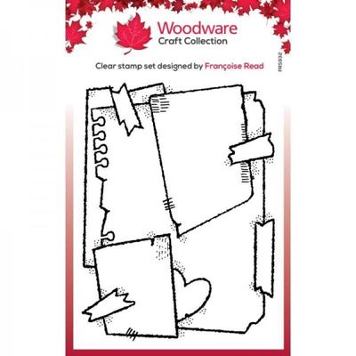 Woodware Clearstamp - Layered Scraps