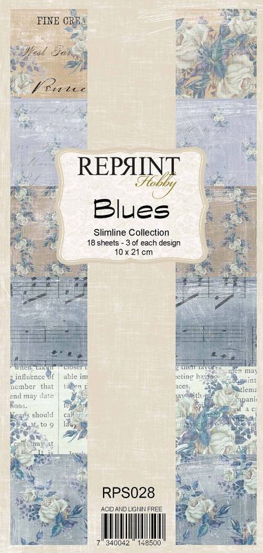 Blues Slimline Collection Paperpack