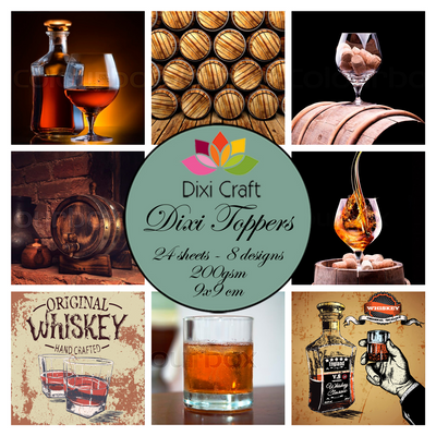 Dixi Craft Toppers Whiskey