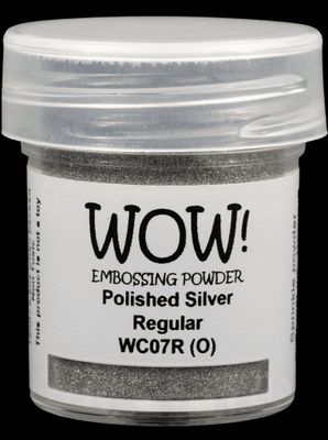 WOW! Embossing Powder "Metallics - Polished Silver - Regular"