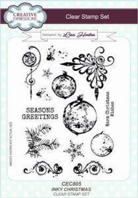 Creative Expressions Clearstamp - Inky Christmas