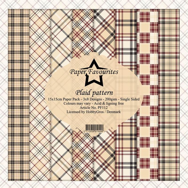Paper Favourites - Plaid Pattern Paperpack 6' x 6'