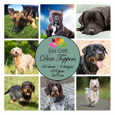 Dixi Craft Toppers Hundar