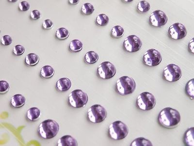Memory Palette Co - Sparkly Bubbles - Light Purple