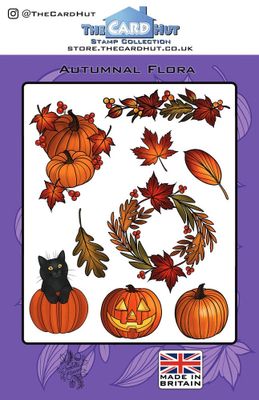 The Card Hut Stamp Collection - Autumnal Flora